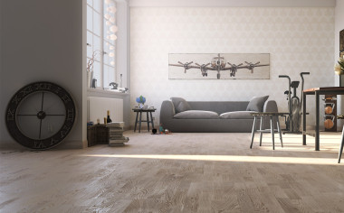 Паркет Polarwood Classic Дуб TUNDRA WHITE MATT