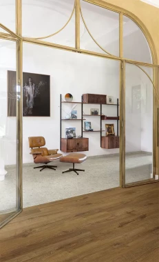 ПВХ плитка Quick Step Vinyl Flex FUSE Коричневый осенний дуб