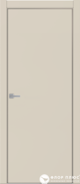 Дверь межкомнатная UBERTURE Тамбурат ПДТч 4101 Магнолия черная кромка