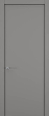 Дверь межкомнатная Hausdoors Керамик серый 2 Minimalism кромка матовая