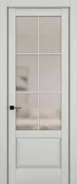 Дверь межкомнатная Hausdoors Керамик слоновая кость 12 New Classic ст.просветленное