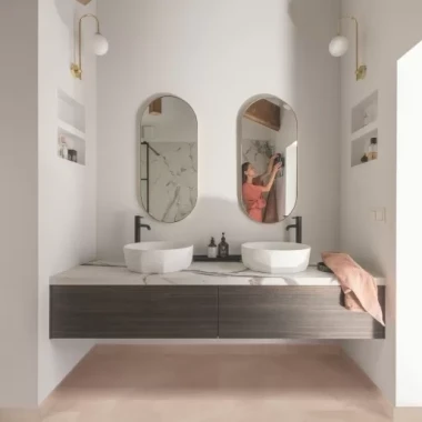 ПВХ плитка Quick Step ILLUME Мягкий румянец