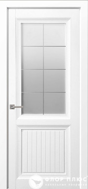 Дверь межкомнатная UBERTURE Байкал 512 аляска суперматовая остеклённая