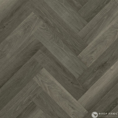 Кварцевый ламинат (SPC) Fargo Herringbone Дуб Борнео