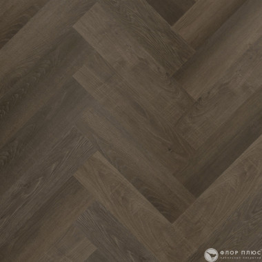 Кварцевый ламинат (SPC) Fargo Herringbone Дуб Кальвадос