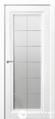 Дверь межкомнатная UBERTURE Байкал 511 аляска суперматовая остеклённая