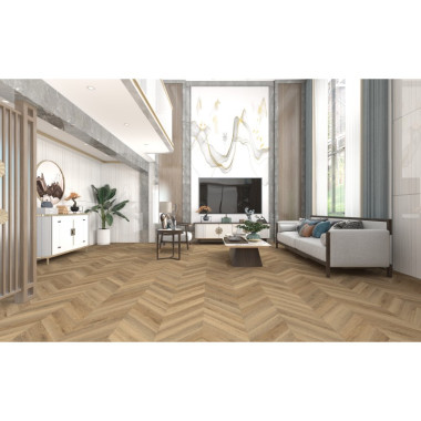 Кварцевый ламинат (SPC) DamyFloor Chevron Сен-Клу