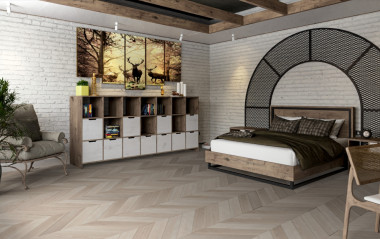 ПВХ плитка DAMY FLOOR Chevron LVT Пале-Рояль