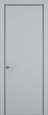 Дверь межкомнатная Hausdoors Шеллак серый 1 Minimalism L REVERSE кромка матовая