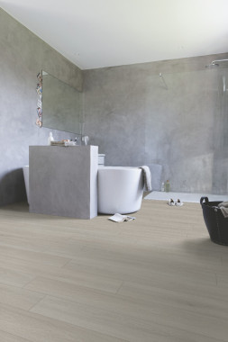 Кварцевый ламинат (SPC) Quick Step ATMOSPHERE Дуб светло-серый