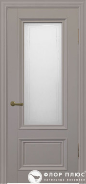 Дверь межкомнатная UBERTURE Алтай 802 серый бархат остеклённая