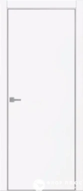 Дверь межкомнатная UBERTURE Тамбурат ПДТм 4101 Аляска суперматовая серая кромка