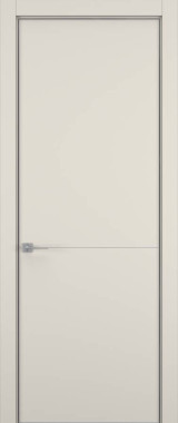 Дверь межкомнатная Hausdoors Керамик жемчужный 2 Minimalism L REVERSE кромка матовая