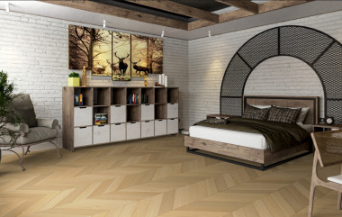 ПВХ плитка DAMY FLOOR Chevron LVT Тюильри
