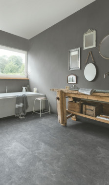 Кварцевый ламинат (SPC) Quick Step VOLCANO Мрамор серый