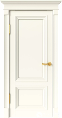 Дверь межкомнатная UBERTURE Катунь ПДГ 81002 1735+карниз ДАРК ВАЙТ (БЕЖЕВЫЙ)