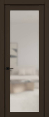 Дверь межкомнатная Hausdoors Керамик коричневый 2 New Classic ст.просветленное