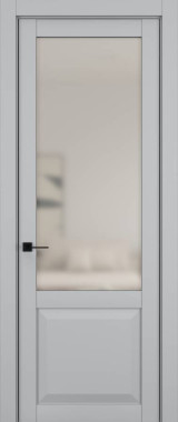 Дверь межкомнатная Hausdoors Шеллак серый 4 New Classic ст.просветленное