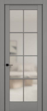 Дверь межкомнатная Hausdoors Керамик серый 11 New Classic ст.матовое