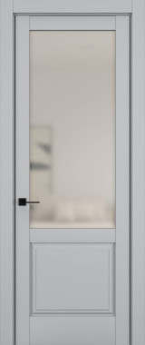 Дверь межкомнатная Hausdoors Шеллак серый 10 New Classic ст.просветленное