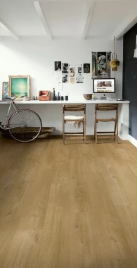 ПВХ плитка Quick Step Vinyl Flex FUSE Дуб льняной средний натуральный