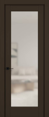 Дверь межкомнатная Hausdoors Керамик коричневый 3 Soft Classic ст.просветленное