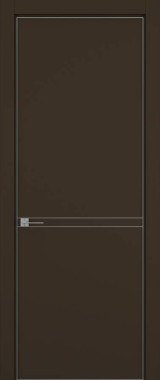 Дверь межкомнатная Hausdoors Керамик коричневый 3 Minimalism L REVERSE кромка матовая