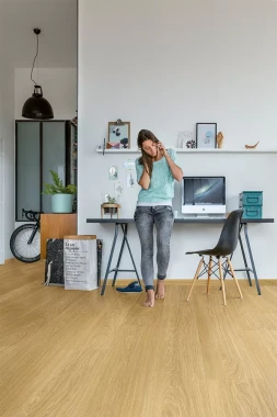 ПВХ плитка Quick Step Vinyl Flex FUSE Дуб безмятежный натуральный средний