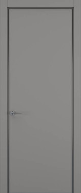 Дверь межкомнатная Hausdoors Керамик серый 1 Minimalism кромка матовая